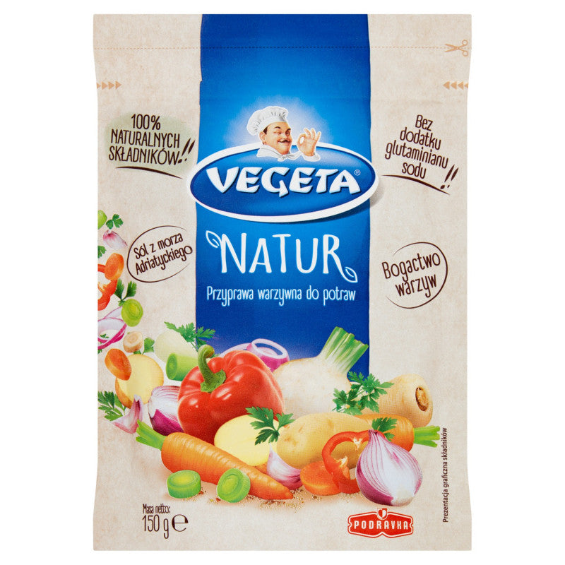 Vegeta Natur Przyprawa warzywna do potraw 150 g