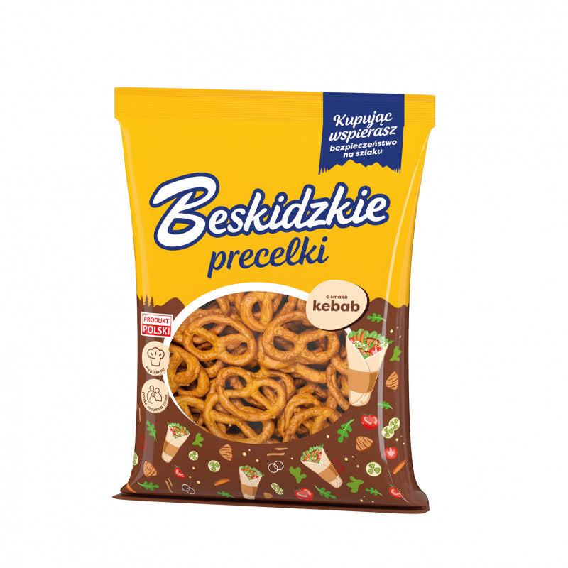 Beskidzkie Precelki o smaku kebab 120g