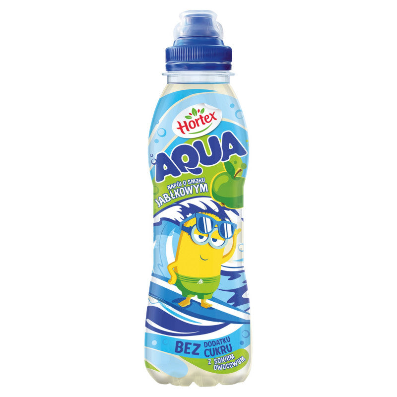 Hortex Aqua Napój o smaku jabłkowym 400 ml