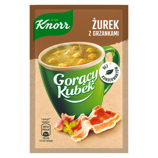 Knorr Gorący Kubek Żurek z grzankami 17g