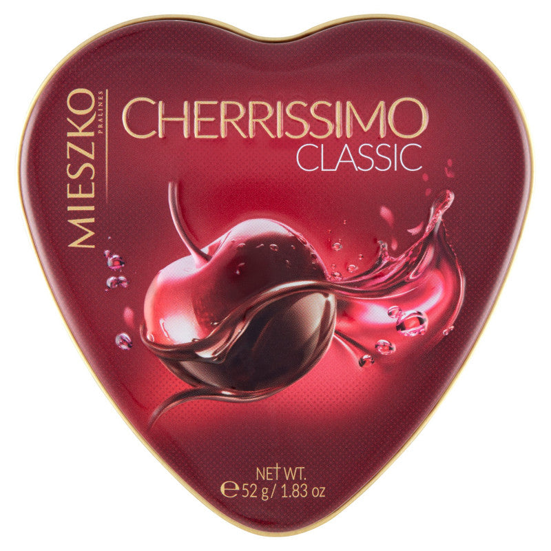 Mieszko Cherrissimo Classic Praliny z wiśnią w alkoholu 52 g