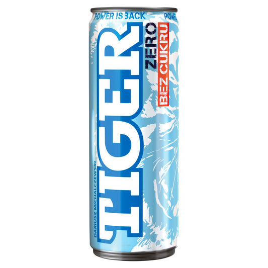 Tiger Zero Gazowany napój energetyzujący bez cukru 250 ml